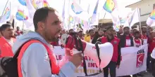 Corteo contro il progetto di un Centro di Permanenza per il Rimpatrio a Castel Volturno