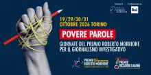 Torna il Premio Morrione: a Torino tre giornate dedicate alle &ldquo;Povere Parole&rdquo;