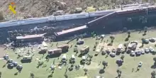 Spagna, disastro ferroviario: le riprese aeree