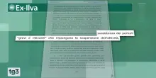 Ex Ilva, prevale il diritto alla salute, l'altoforno di Taranto chiude