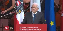 Mattarella a Merano: "I confini non siano ostacoli, ma punti d&rsquo;incontro"