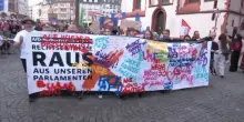 Proteste a Francoforte e Berlino dopo il voto in Sassonia Anhalt