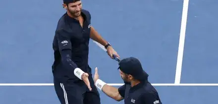 US Open: quarti di finale amari per la coppia di doppio Bolelli Vavassori