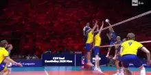 Volley, Italia-Svezia: la magia di Giannelli per il secondo set-point azzurro