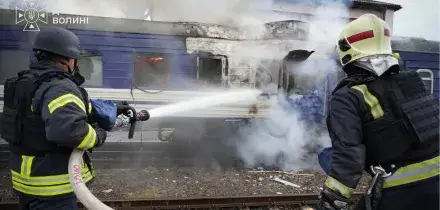 Raid russo su un treno ai confini della Polonia, Varsavia in allarme