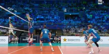 Europei di Volley. L'alzata magica di Giannelli di rovescio e Bottolo schiaccia