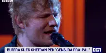 Bufera su Ed Sheeran per "censura pro-pal": altri artisti lasciano il tour