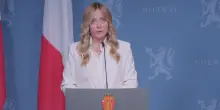 Meloni a Oslo, la conferenza stampa accanto al premier norvegese St&oslash;re