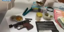 Le "Ghost guns" rinvenute dalla Polizia nel laboratorio clandestino a Catania