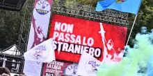 Pontida, il raduno della Lega nell'anno delle tensioni interne. Salvini: "Vinciamo solo se uniti"