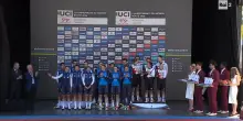 Ciclismo, mondiali. La premiazione dell'Italia medaglia d'oro nel Team Relay. Video