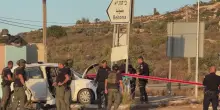 Le forze israeliane rispondono a un sospetto attacco con investimento in Cisgiordania