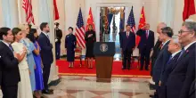 Trump accoglie Xi: "Vera grande amicizia tra noi, visita in un momento importante della storia Usa"