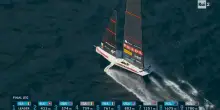 Vela, l'arrivo della prima regata di giornata: vince Luna Rossa (VIDEO)