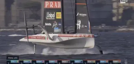 America's Cup, Luna Rossa prima anche nell'ottava "fleet race"