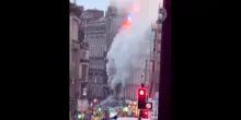 Grosso incendio alla stazione centrale di Glasgow