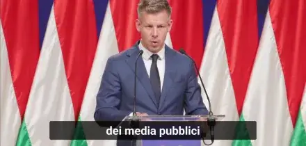 Peter Magyar: "Chiudiamo i media pubblici, vogliamo un'informazione imparziale"