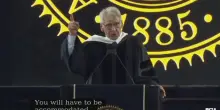 Harrison Ford ai neolaureati in Arizona: "L'umanit&agrave; &egrave; parte della Natura che va protetta"