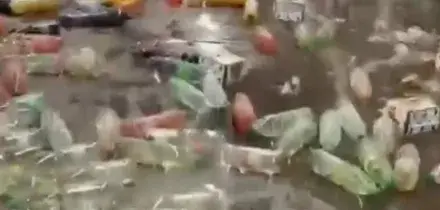 Cile, terremoto di magnitudo 6.9: la scossa e i danni ripresi all'interno di locali e supermercati