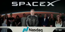 SpaceX debutta a Wall Street: Musk "suona" la campanella
