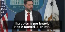 Vance durissimo contro Israele: "Non attaccherei l'ultimo alleato che vi &egrave; rimasto"