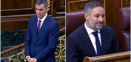 Sanchez contro Abascal: "Mi chiamate cane. Io sar&ograve; anche un cane, ma a differenza sua non ho un padrone"