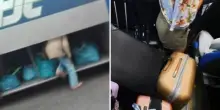 Bambina trovata rinchiusa in una valigia in autobus. Spunta l’atroce verità