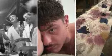 Tavola devastata dopo cena, il cantante italiano nella bufera: “Senza controllo!”