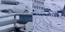 Maltempo Italia, incredibile nevicata di fine agosto: è tutto imbiancato