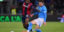 Bologna, la lezione al Napoli: due gol e un dominio che pesa più del risultato