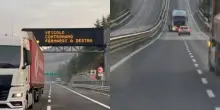 Terrore in autostrada, tir in contromano: “È successo ancora”. Gravissimo
