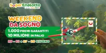 SuperEnalotto dà il via alla stagione estiva con l’iniziativa “Weekend da sogno”