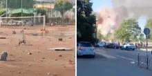 Esplosione a Roma, tragedia sfiorata al centro estivo per bambini: “Piovevano sassi e vetri” | VIDEO