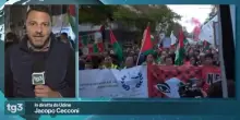 Bufera sul giornalista del Tg3 Jacopo Cecconi: “L’Italia può eliminare Israele, almeno sul campo”. Il cronista: “Stavo parlando di calcio” | VIDEO