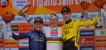 Milano-Sanremo 2026: ora anche Tadej pu&ograve; cantare &ldquo;Grazie dei fiori&rdquo;