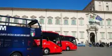 Busitalia (Gruppo FS) accompagna gli atleti olimpici di Milano-Cortina 2026 al Quirinale