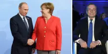 Il Financial Times: &ldquo;L&rsquo;Ue valuta di incaricare Draghi o Merkel per trattare con Putin&rdquo;