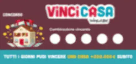 Estrazione VinciCasa: i numeri vincenti estratti oggi 3 agosto 2026