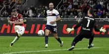 Calcio, Milan-Bologna 3-1, decisiva una doppietta di Gimenez