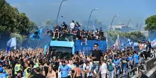 In 200mila sul lungomare per la festa scudetto del Napoli