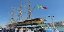 Tour Vespucci, la nave fa tappa a Civitavecchia dopo 3 anni