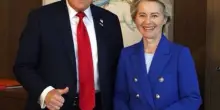 Dazi, Trump fa accordo con il Regno Unito e vede von der Leyen per arrivare ad un’intesa