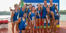 Canottaggio, Italia d’argento ai mondiali nell’otto misto