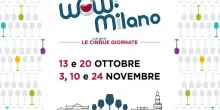 Vino, “WOW! Milano” dal 13 ottobre cinque lunedì dedicati alla tipicità