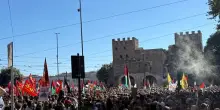 In migliaia in piazza a Roma per Gaza