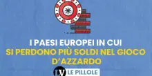 I Paesi europei in cui si perdono più soldi nel gioco d'azzardo