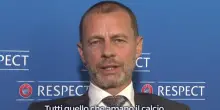 Ceferin, duro attacco all'Italia: "Qui gli stadi sono una vergogna"