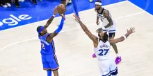 Playoff NBA: Oklahoma travolge Minnesota e vola sul 2-0 nella serie