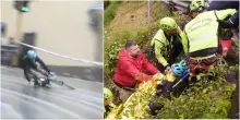 Paura al Giro d'Italia: la caduta di Martinelli è davvero spaventosa