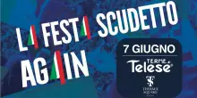 Lo scudetto del Napoli fa colorare di azzurro le terme